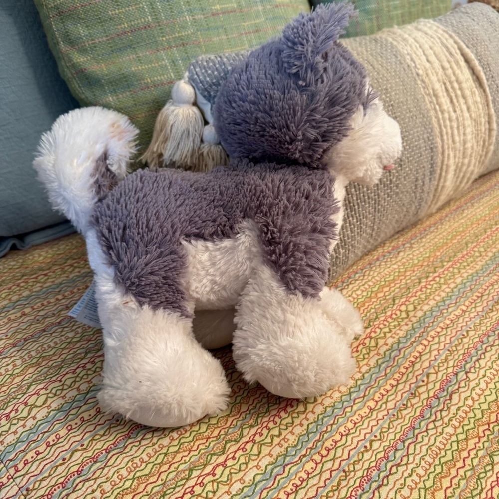 Build-A-Bear Fluffy Husky Dog Toy - Grey and White - Picture 2 of 7